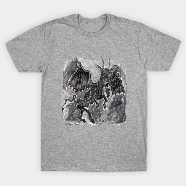 Jersey Devil T-Shirt by Christopher's Doodles